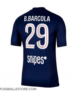 Günstige Paris Saint-Germain Bradley Barcola #29 Heimtrikot 2025-26 Kurzarm